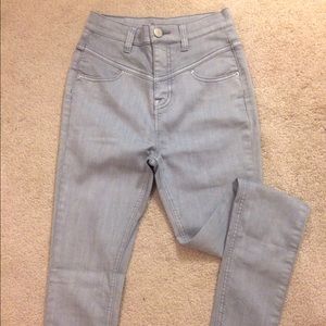 BDG High Rise Light Gray Jeans