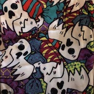 LuLaRoe Halloween unicorn leggings ghost candy