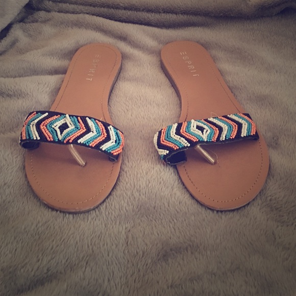 Cute beaded sandals!