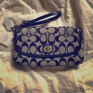 Coach wristlet - never been worn.