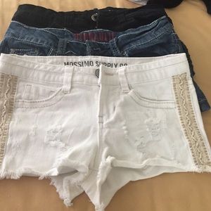 3 shorts
