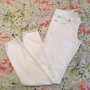 White Stella Low Rise Leggings