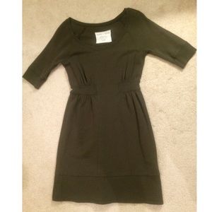 Anthropologie Pure + Good Dark Green Dress