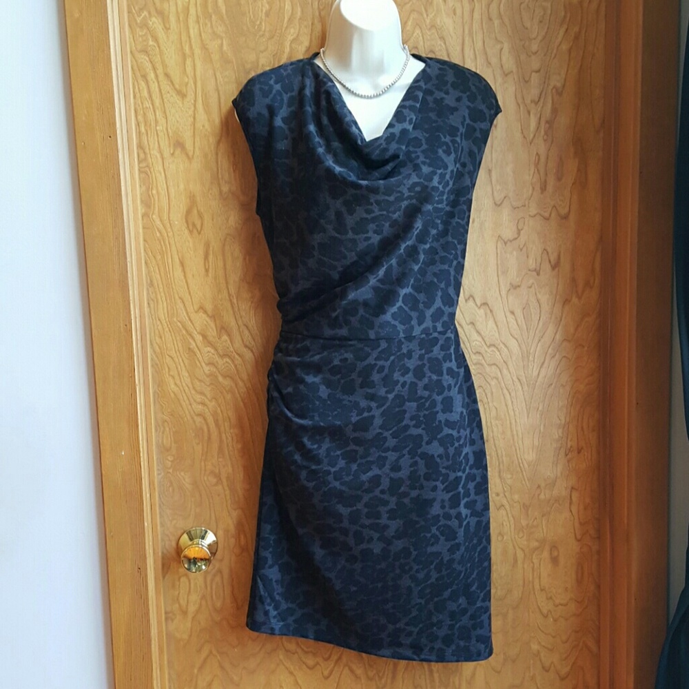 EXTREMELY flattering animal print LBD!