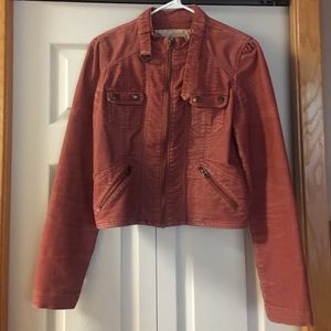 Abercrombie corduroy Moto jacket