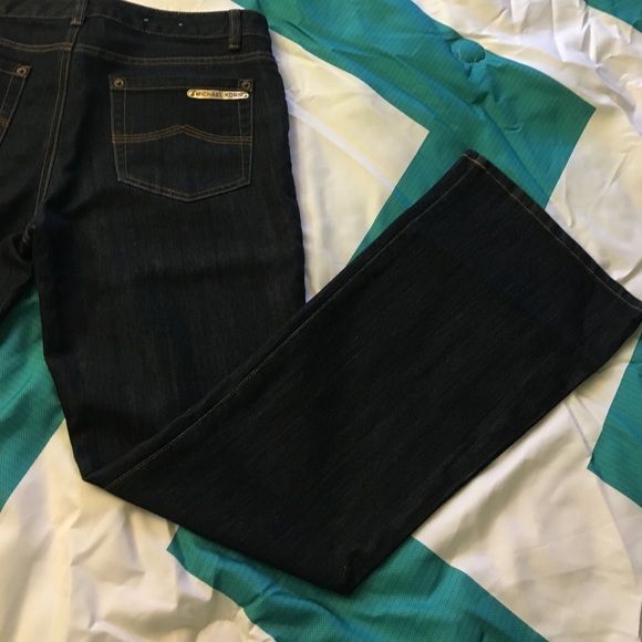 Michael Kors dark blue boot cut jeans - Picture 4 of 4