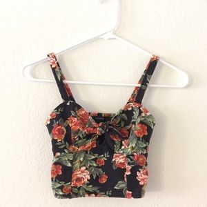 Floral croptop
