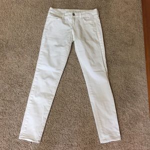 American Eagle White Jeggings