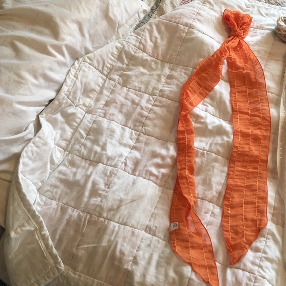 Orange ladies scarf