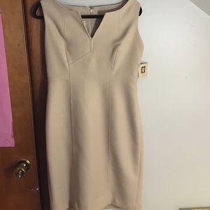 Anne Klein tan dress
