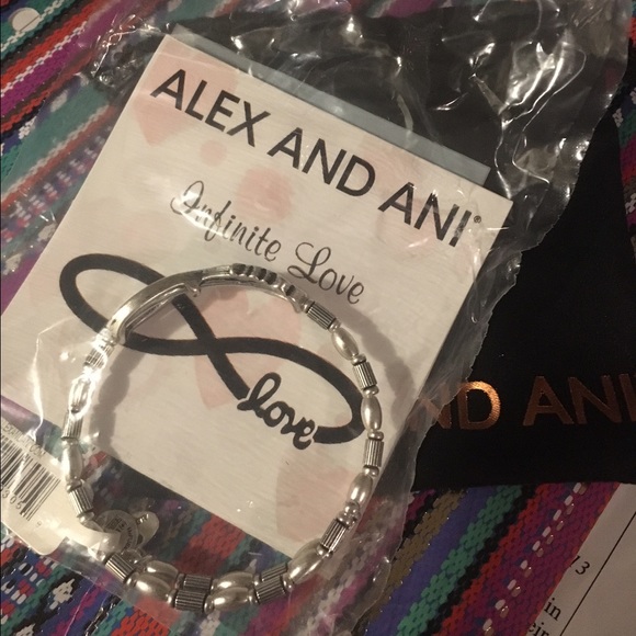 4 Alex and Ani love infinity bracelets