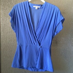 Banana Republic XS Blue Silk Blouse