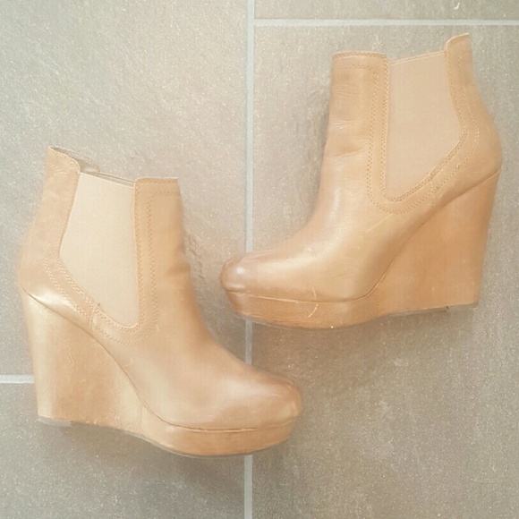 Seychelles Shoes - Leather Seychelles Wedge Booties