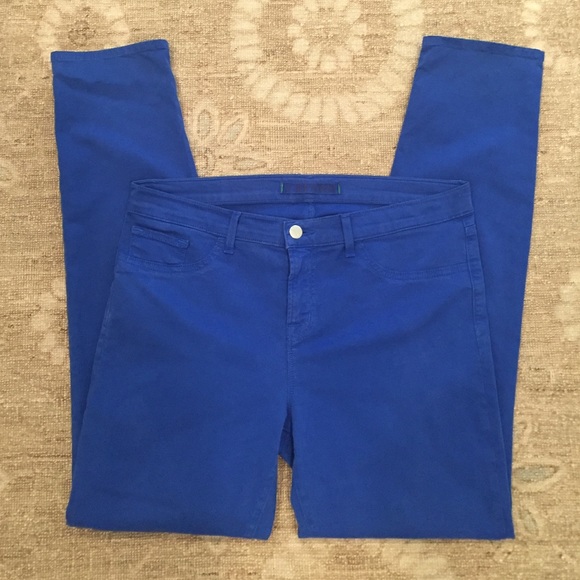 J Brand cobalt blue skinny pants