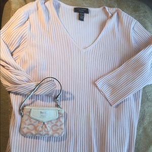 Rich, XXXL ribbed delicate pink sweater🍰🎂