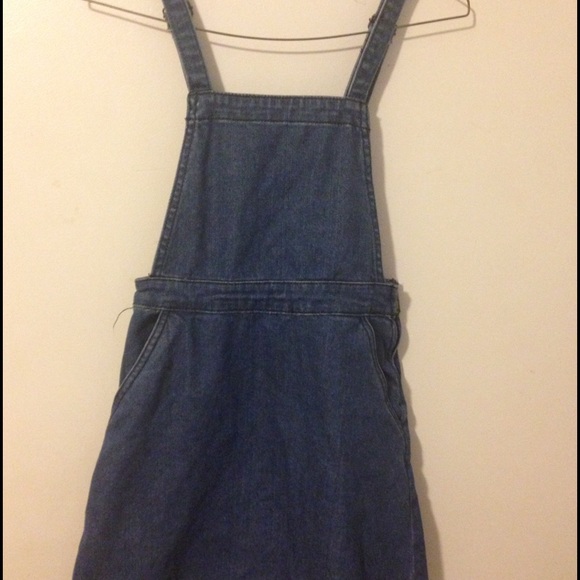 Overall mini skirt