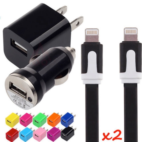 Black IPhone Charging Kit for iPhone - Picture 1 of 1