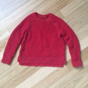 Baby Gap red shimmer sweater