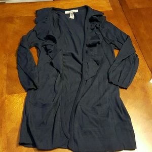 American Rag ruffle cardigan size S