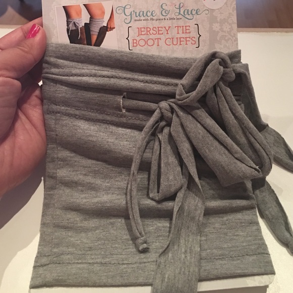 Jersey Tie Boot Cuffs