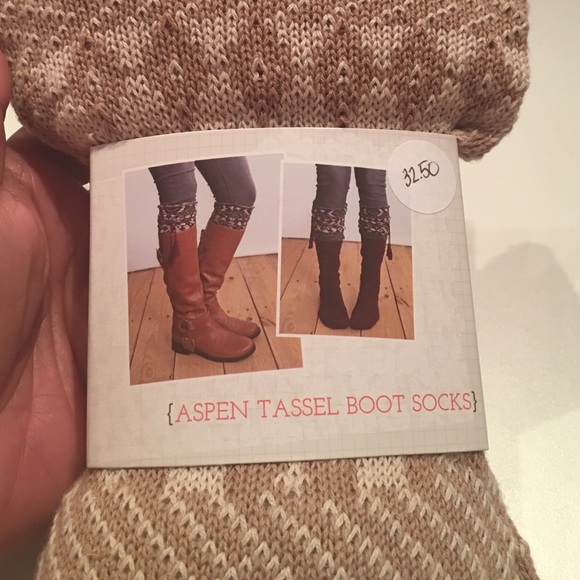 Aspen Tassel Boot Socks