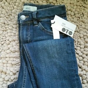Topshop jamie high waist ankle jeans size 25 nwt