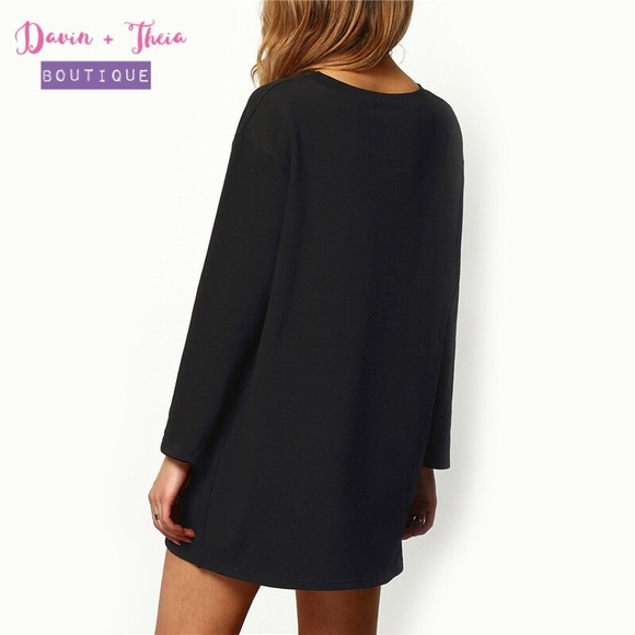 HP 4X 💖 Coffee Print Long T-Shirt - Picture 4 of 6