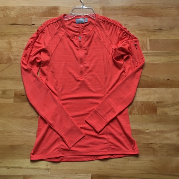 Athleta Bright Orange Pacifica UPF Top