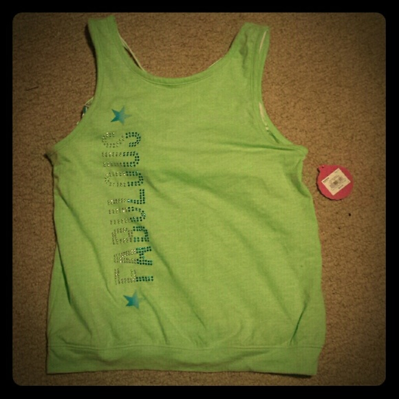 NWT Fabulous Tank Green - 12