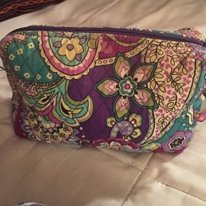 Vera Bradley makeup bag (large) purple paisley!