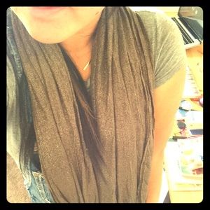 Express Military Green Shimmer Scarf