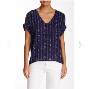 Lush peek-a-boo shoulder top