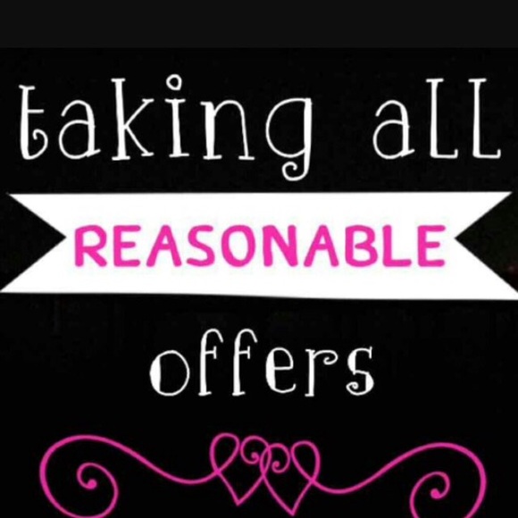 Accepting offers. Offer now. As I will be taking all items to consignment soon