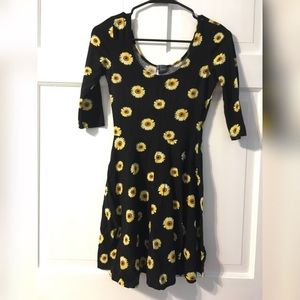 Sunflower fit and flare dress.