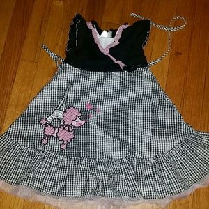 Paris inspired dress for girls