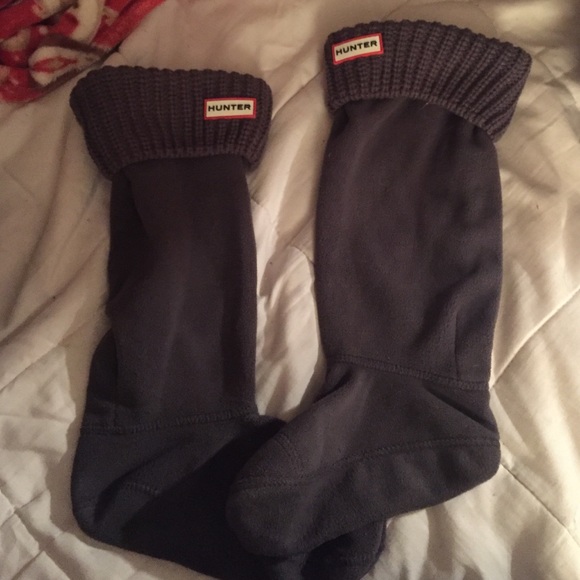 Hunter rain boot  socks