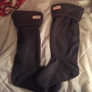 Hunter rain boot  socks