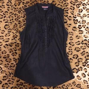 Vineyard Vines Sleeveless Navy Blouse