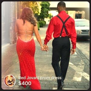 Red Jovani Prom Dress 👗