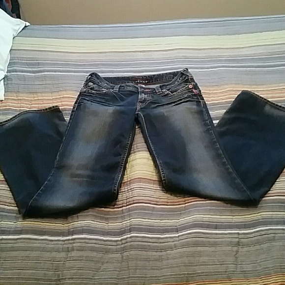 Gently worn silver jeans