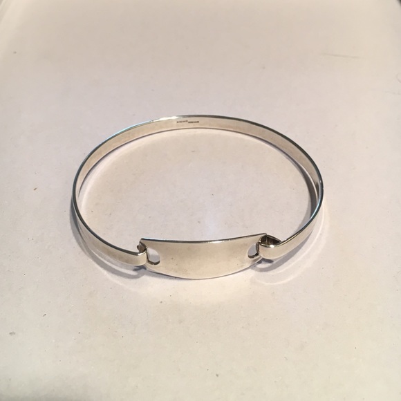 Sterling Silver Blank Label Bracelet - Picture 1 of 4