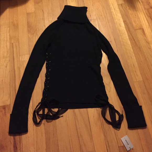 Black turtle neck