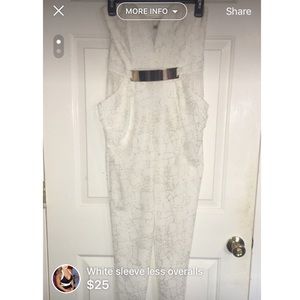 White long romper