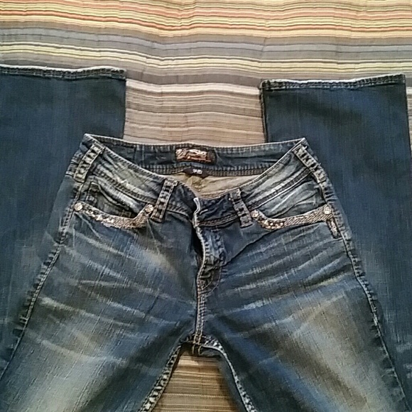 Gently worn suki silver Jeans