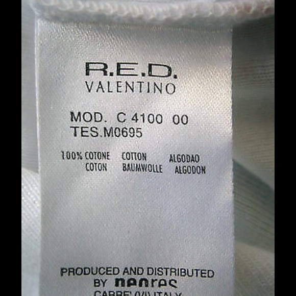 Red Valentino Ribbed Lace Halter Top, sizeXS, EU40 - Picture 3 of 3