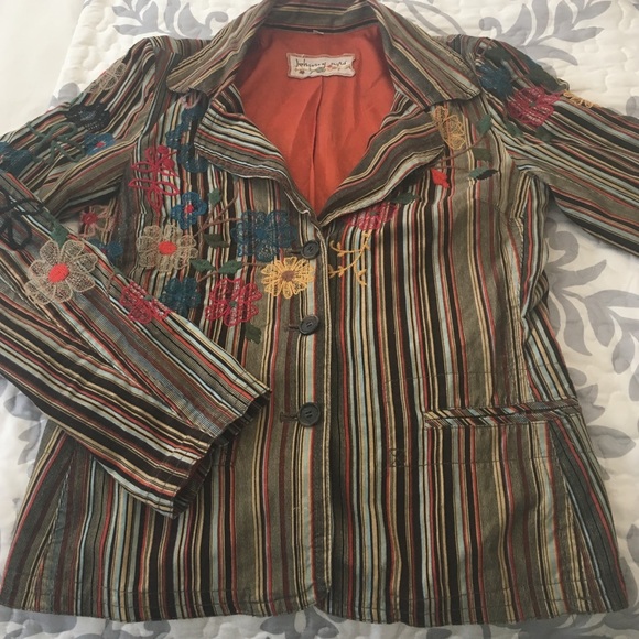 Embroidered Blazer