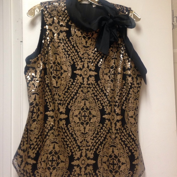 Eva Mendes Sequin blouse