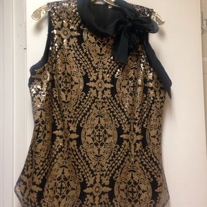 Eva Mendes Sequin blouse