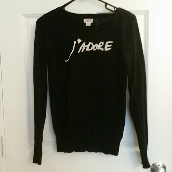 CLOSET CLEAR OUT!  J'adore sweatshirt