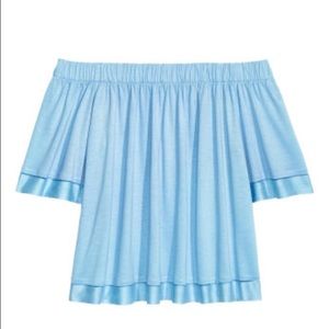 H&M plus size off the shoulder top.